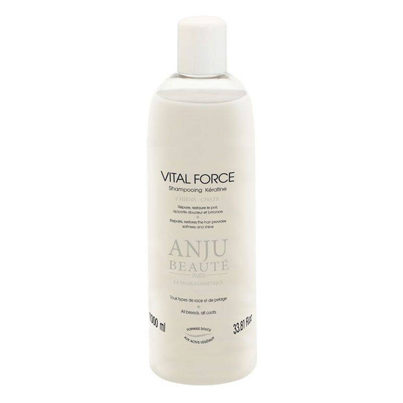 Anju Beaute Vital Force - szampon regenerujący, nawilżający dla psów i kotów, 1l