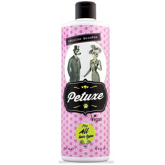 Petuxe Basic Shampoo - szampon do każdego typu sierści, do każdej rasy, dla psów i kotów 500ml