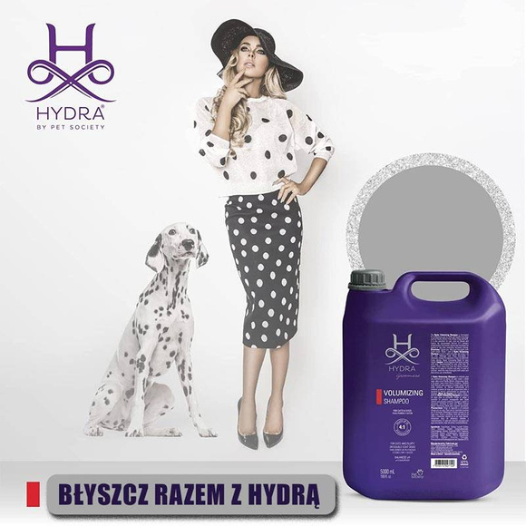 Hydra Professional Volumizing Shampoo - szampon dodający objętości włosom, dla psów i kotów, koncentrat 4:1, 5l