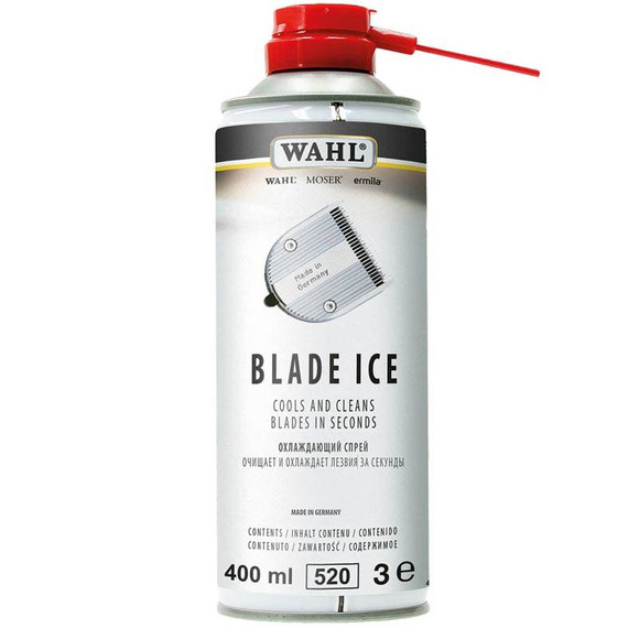 Wahl Blade Ice - wielofunkcyjny preparat do pielęgnacji ostrzy groomerskich 400 ml