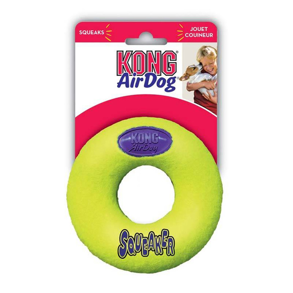 KONG® AirDog® Squeaker Donut - zabawka dla psa, pączek