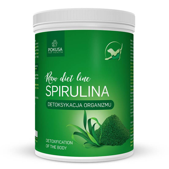 POKUSA RawDietLine spirulina - naturalna multiwitamina, źródło magnezu, żelaza i witamin 1kg