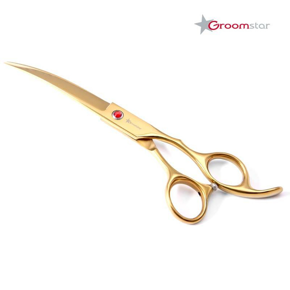 Groomstar - profesjonalne nożyczki groomerskie, zestaw 4 sztuk, 7"