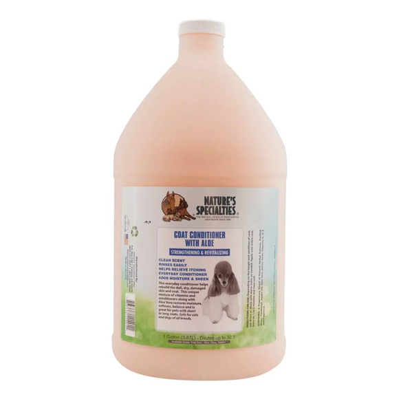 Nature's Specialties Coat Conditioner With Aloe - nawilżająca odżywka z aloesem dla psów i kotów (koncentrat 1:32) 3.8l