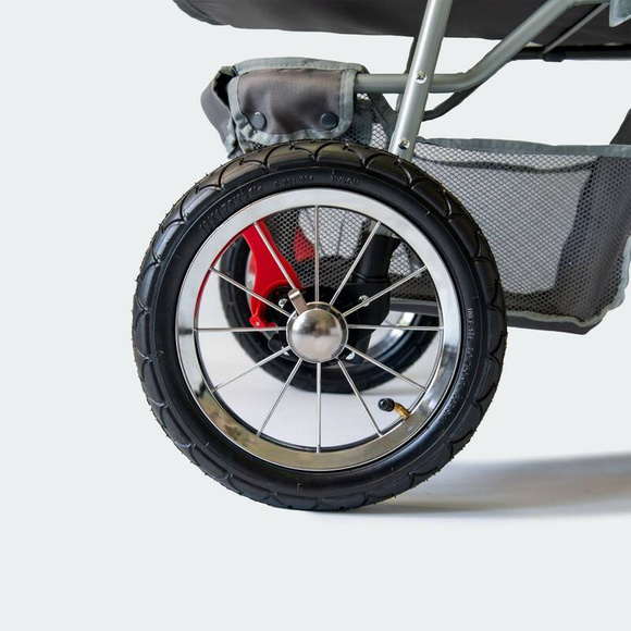 InnoPet Buggy Comfort ECO (air) - wielofunkcyjny, komfortowy i zwrotny wózek dla psów o wadze do 25kg