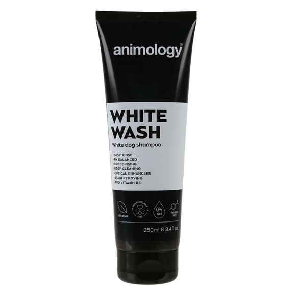 Animology White Wash - szampon do białej i jasnej sierści, 250ml