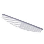 Trim Large Crescent Comb - profesjonalny grzebień w kształcie półksiężyca, mieszany (50:50) rozstaw zębów, 19cm