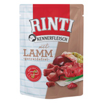 Rinti Kennerfleisch - bezzbożowa mokra karma dla psa, jagnięcina, saszetka 400g