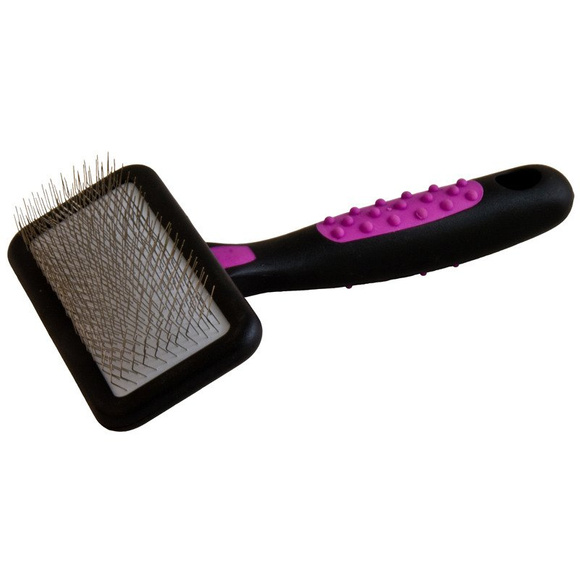 KW Soft Slicker Brush - szczotka pudlówka z miękką poduszką