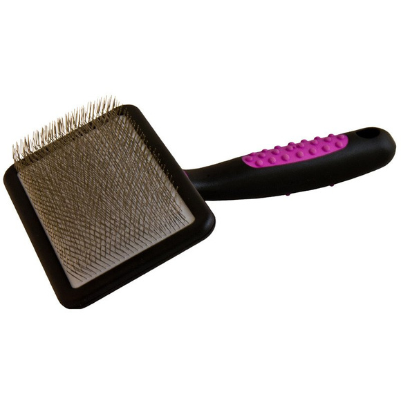 KW Soft Slicker Brush - szczotka pudlówka z miękką poduszką