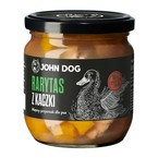 John Dog rarytas z kaczki w naturalnym wywarze z dodatkiem dyni i alg morskich  - mokra karma dla psa, 380g