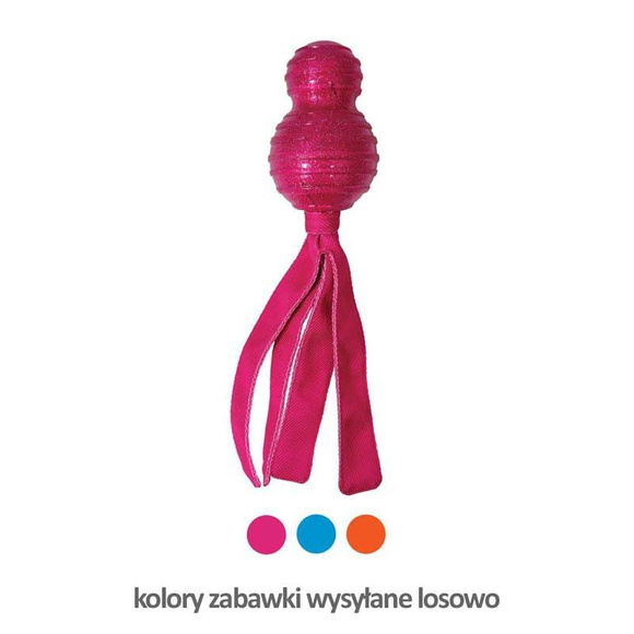 KONG® Wubba™ Comet - wzmocniony aport dla psa, piszcząca zabawka z frędzlami