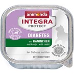 ANIMONDA Integra Protect Diabetes Rabbit - kompletna mokra karma dla kotów z cukrzycą, królik, 100g