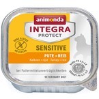 ANIMONDA Integra Protect Sensitive Turkey and Rice - kompletna mokra karma dla wrażliwych kotów, indyk z ryżem, 100g
