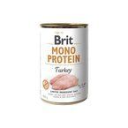 Brit Monoprotein Turkey - karma mokra z indykiem dla psów z wrażliwym przewodem pokarmowym, alergią i nietolerancją pokarmową 400g