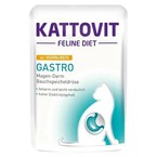 Kattovit Gastro Chicken&Rice - mokra karma kurczak z ryżem, dla dorosłych kotów cierpiących na schorzenia układu pokarmowego, saszetka 85g