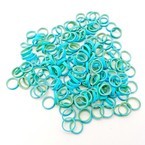 Lainee Latex Bands - profesjonalne gumki do papilotów i top-knotów, małe (6.3 mm), średniej grubości, jasnoniebieskie, 1000 sztuk