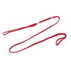 Simplicity - ringówka wystawowa dla psa dławik z krętlikiem, czerwona, 2, 3, 5, 7 lub 9mm, długość 125cm