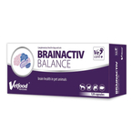 Vetfood BRAINACTIV Balance - preparat łagodzący skutki starzenia się zwierząt, dla psów i kotów, 120 kapsułek