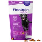 Vetoquinol Flexadin Adult Dog - karma uzupełniająca dla psów powyżej 2 roku życia, dla wsparcia metabolizmu stawów, 60 kąsków (180g)