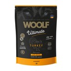 Woolf Ultimate Dog Adult Turkey - bezzbożowa, pełnoporcjowa karma półwilgotna ze świeżym indykiem i rybą dla dorosłych psów wszystkich ras, 1kg