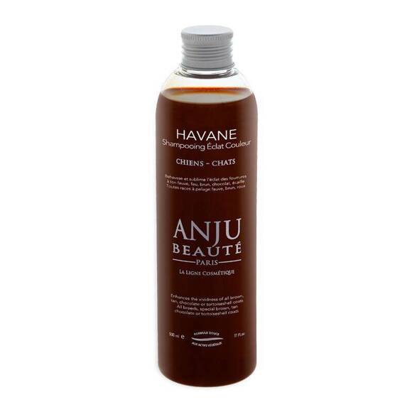 Anju Beaute Havane - szampon intensyfikujący kolor brązowej, czerwonej, czekoladowej szaty, dla psów i kotów, 250ml