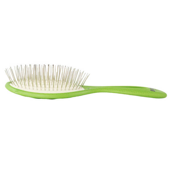 BASS BIO-FLEX Alloy Leaf Shape Brush - ekologiczna szczotka ze skrobi kukurydzianej, wzór liścia