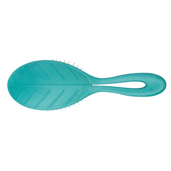 BASS BIO-FLEX Alloy Leaf Shape Brush - ekologiczna szczotka ze skrobi kukurydzianej, wzór liścia