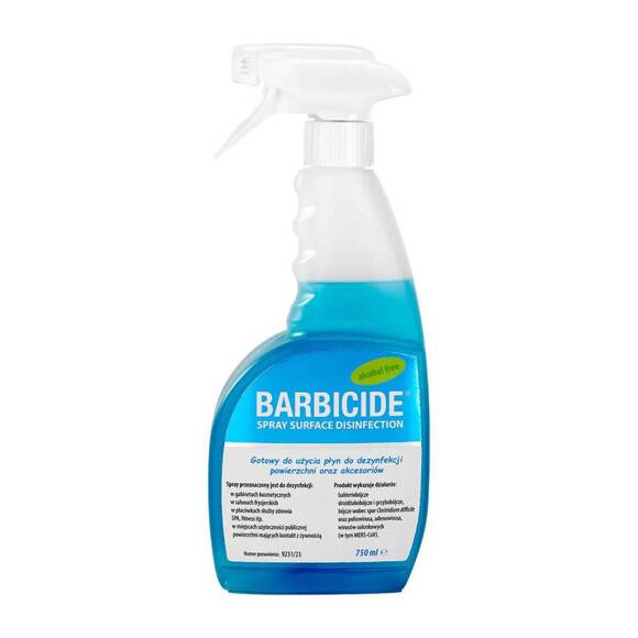 Barbicide - spray do dezynfekcji wszystkich powierzchni, bezzapachowy 750ml