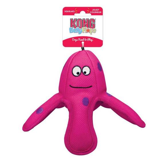 Belly Flops™ Octopus - zabawka z piszczałką dla psa, ośmiornica