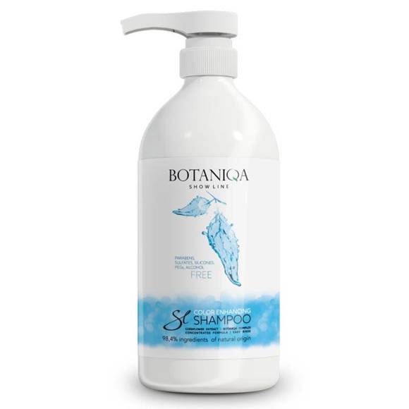Botaniqa Show Line Color Enhancing Shampoo - szampon rozjaśniający dla szaty białej i jasnej 1l