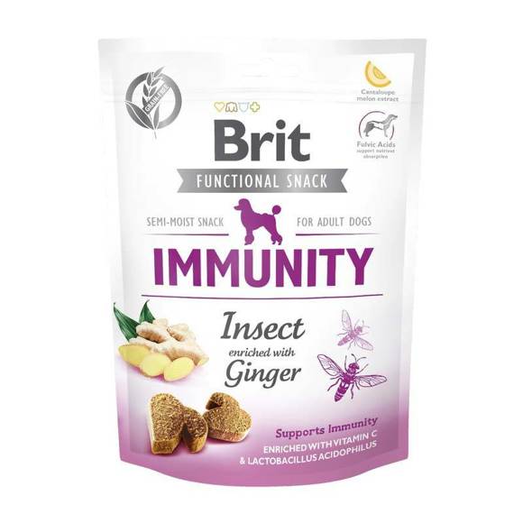 Brit Care Dog Functional Snack Immunity Insect - przysmak dla psa, 150g