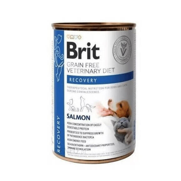 Brit Grain Free Veterinary Diet Recovery - mokra karma dla psa lub dla kota w trakcie rekonwalescencji, 400g