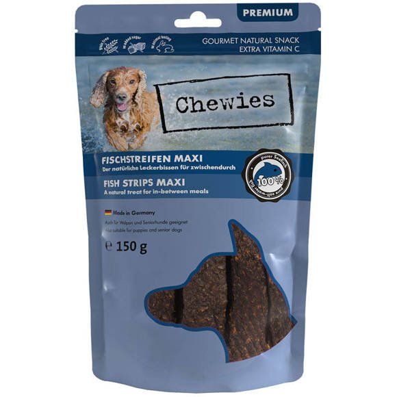 Chewies - przysmak dla psów, paski mięsne 100% ryby