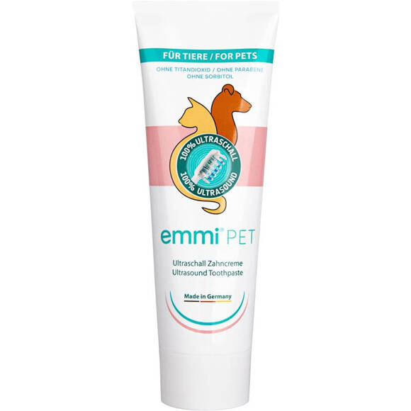 Emmi-Pet Ultrasound Toothpaste for Pets - pasta do zębów dla zwierząt, dedykowana do szczoteczki ultradźwiękowej, 75ml