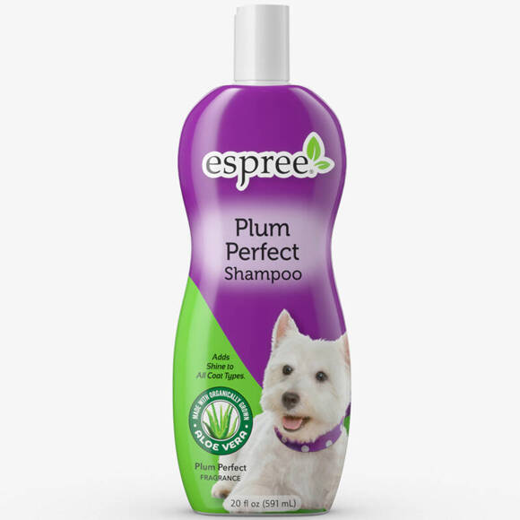 Espree Plum Perfect Shampoo - śliwkowy szampon dla psa, dodający blasku, koncentrat 1:16, 591ml