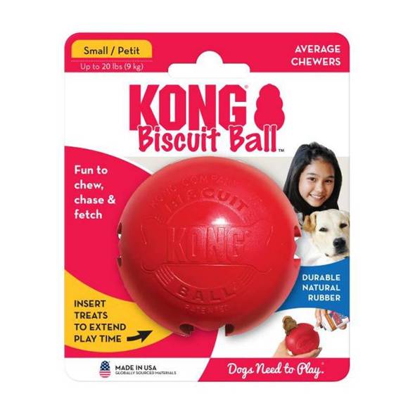 KONG® Biscuit Ball - piłka na przysmaki dla psa