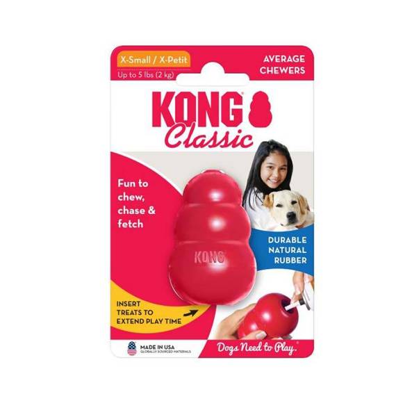 KONG® Classic - gumowa zabawka dla psa, oryginalny, czerwony