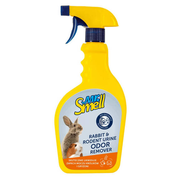 Mr. Smell rabbit & rodent urine odor remover - neutralizator zapachu moczu chomików, królików, fretek i innych małych zwierząt, 500ml