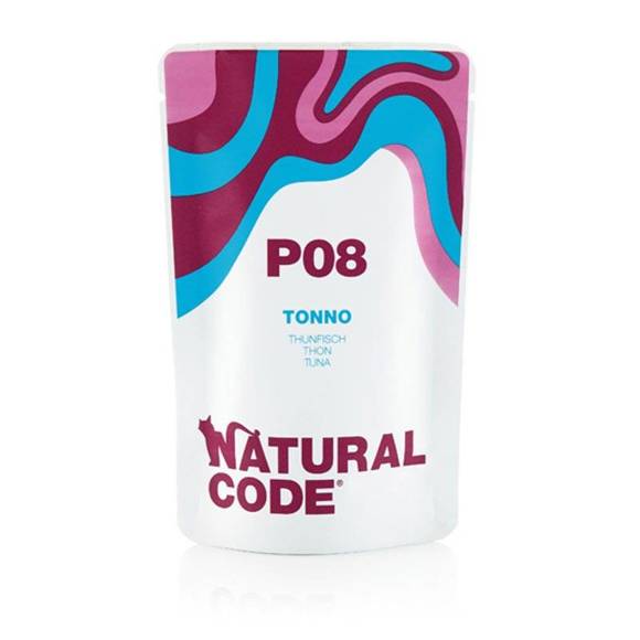 Natural Code P08 tuńczyk - mokra karma dla kota, saszetka 70g