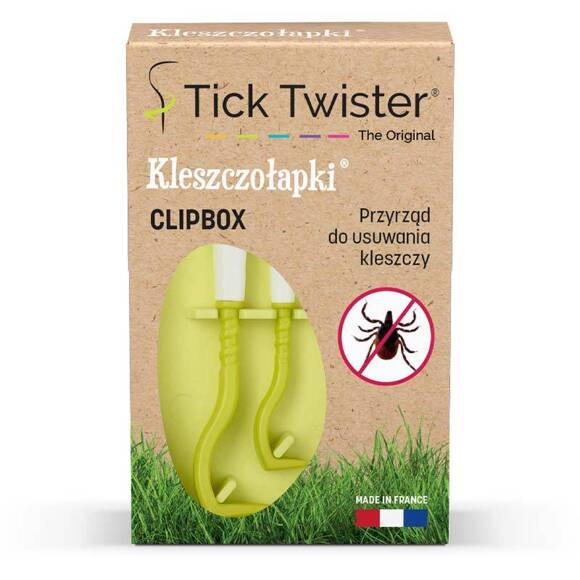 Tick Twister Clip Box - kleszczołapki, zestaw 2 szt (małe i duże)