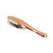 BASS Hybrid Groomer Small Oval Brush - szczotka bambusowa, z metalowymi pinami i naturalnym włosiem, mała